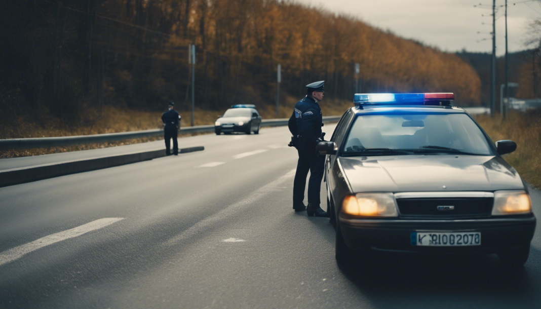 Près de Saint-Etienne. Il pulvérise la limite de vitesse, les gendarmes l'arrêtent un conducteur est arrêté par les gendarmes après avoir pulvérisé la limite de vitesse près de saint-étienne.