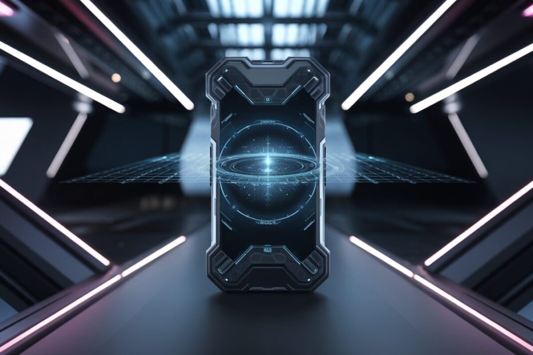 iPhone 18 Pro avec connectivité satellite Un smartphone futuriste avec connectivité satellite
