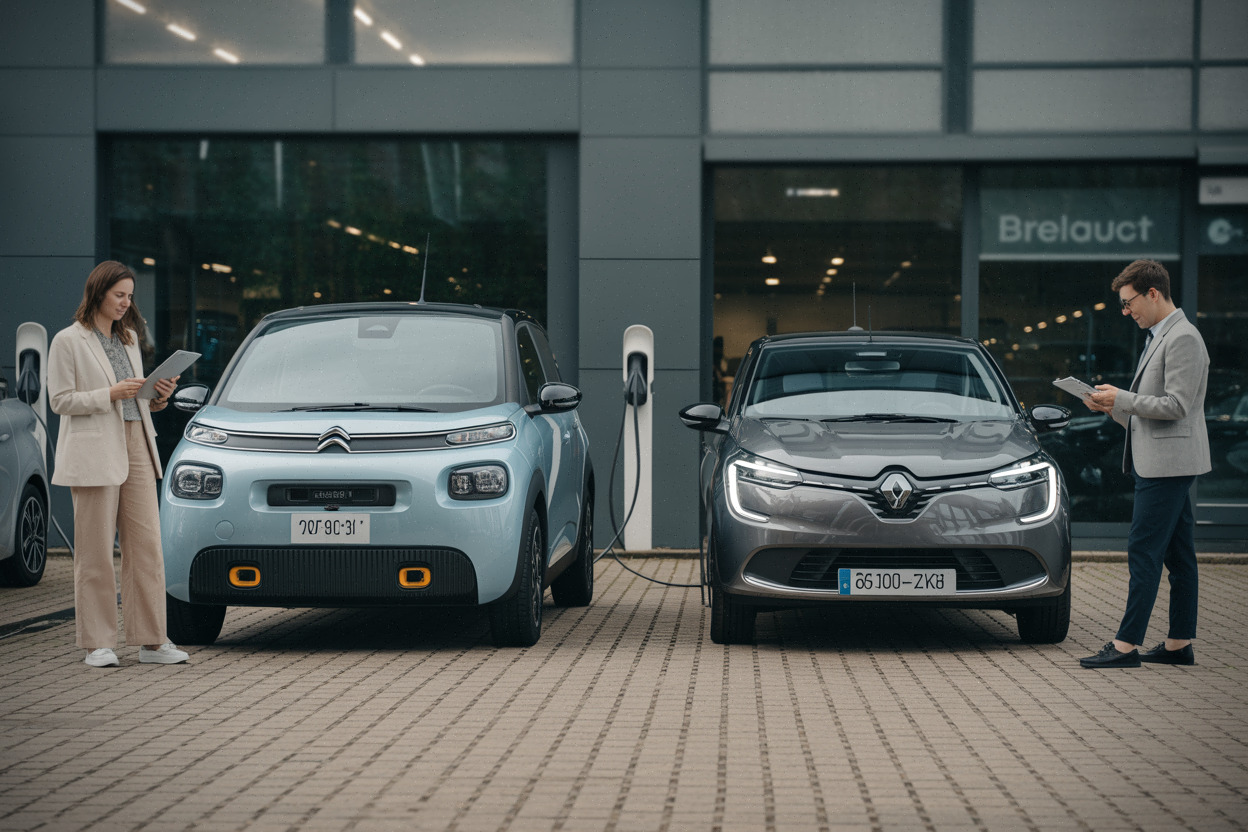 Citadines électriques visées par le leasing social sous 100 euros