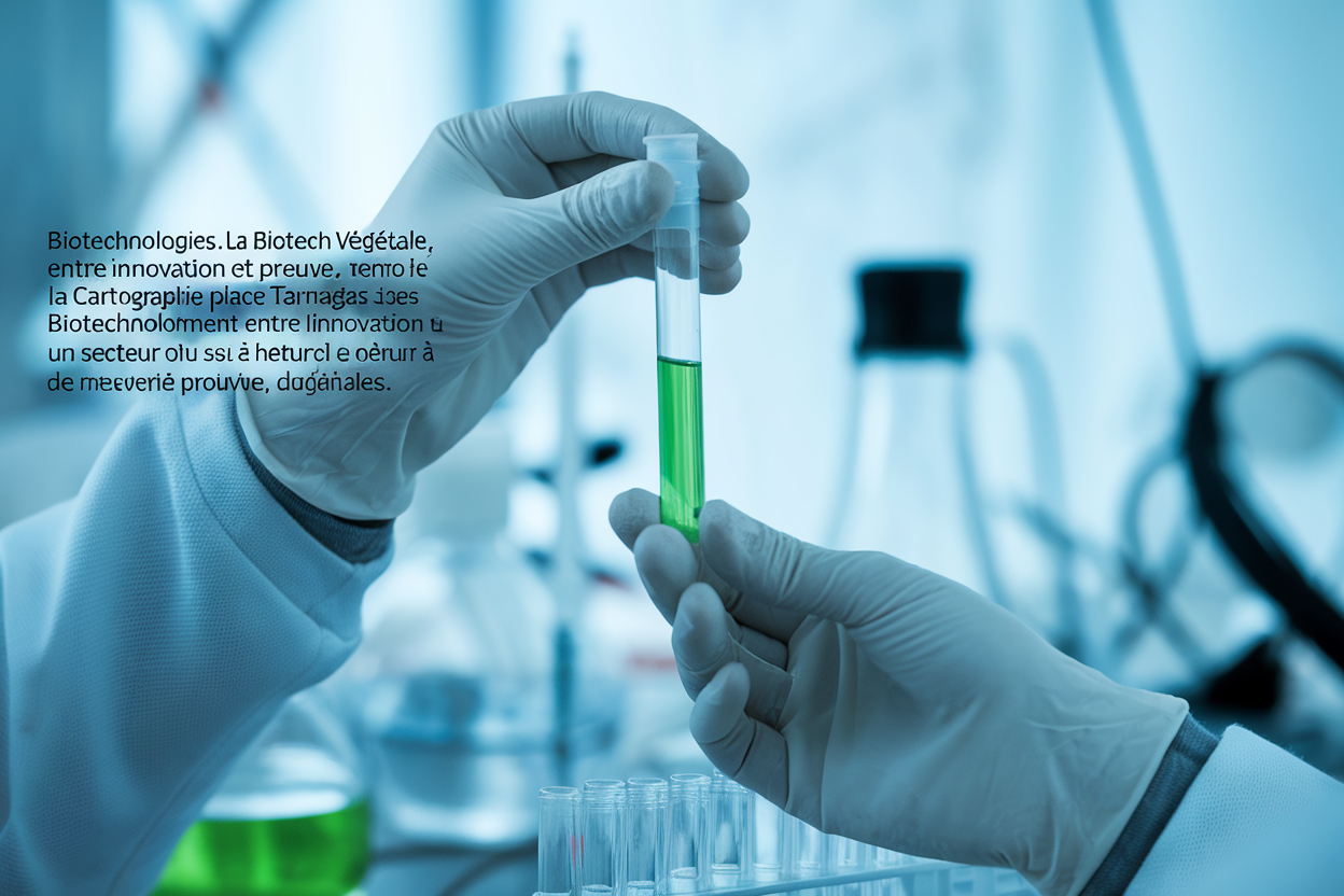 Biotechnologies: la biotech végétale, entre innovation et preuve