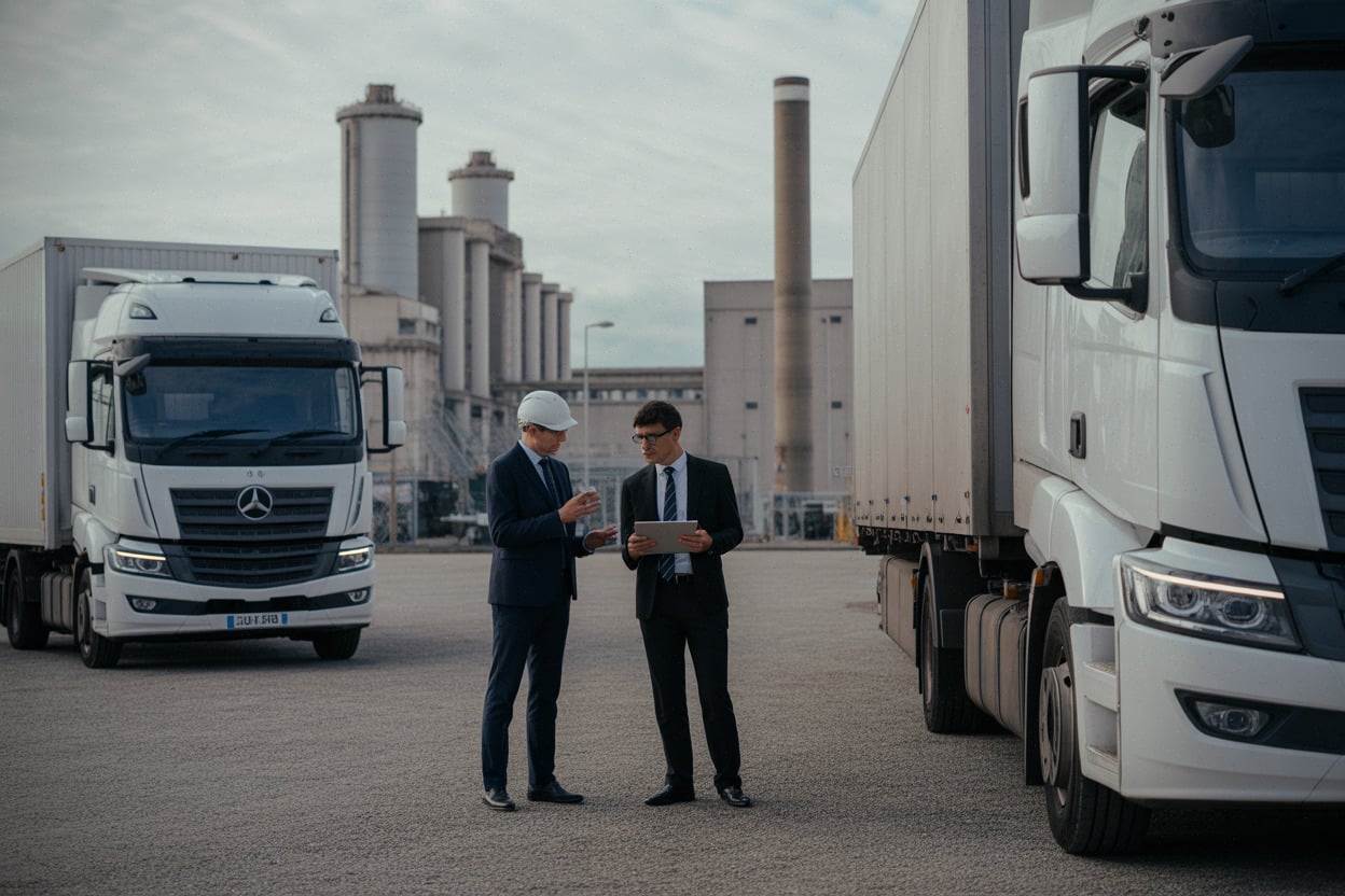 Site industriel portuaire électrifié à Dunkerque et Fos-sur-Mer