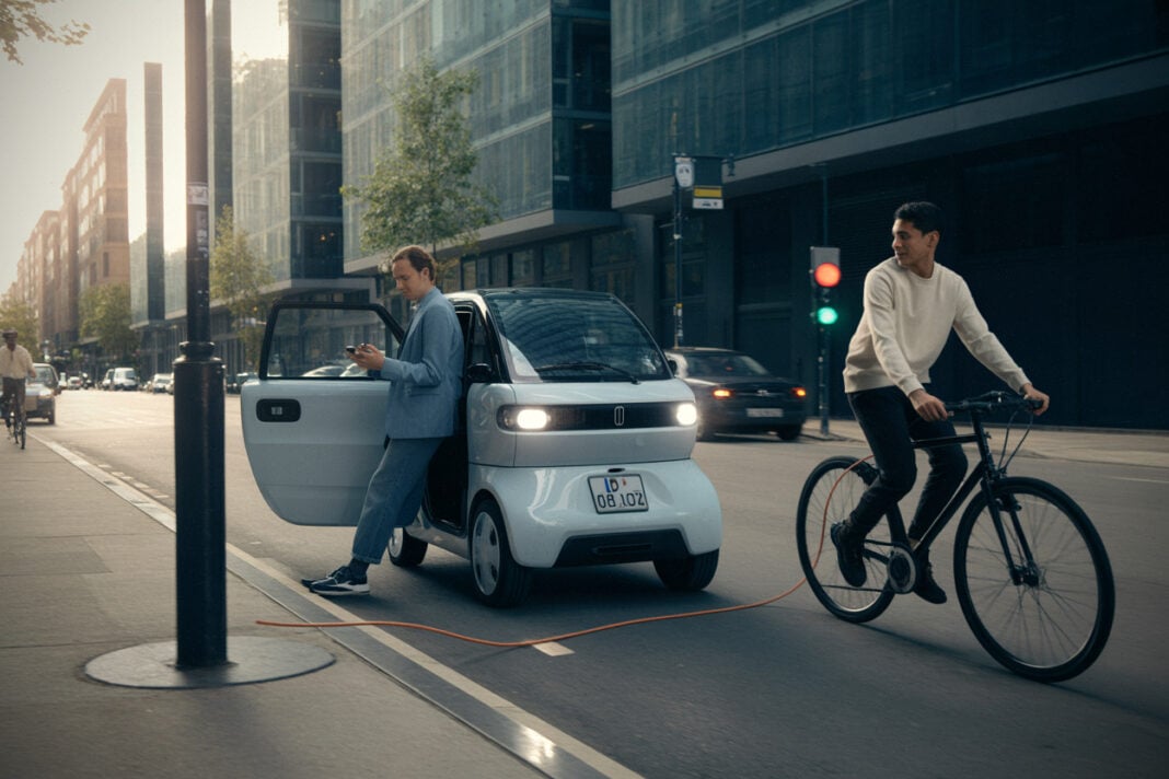 Yozma IN 10, 40 mph, environ 64 km/h, ce mini-véhicule électrique moins cher qu'un iPhone surprend les urbains