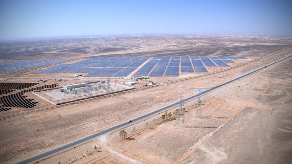 Centrale solaire de 1 MW en construction en Tunisie