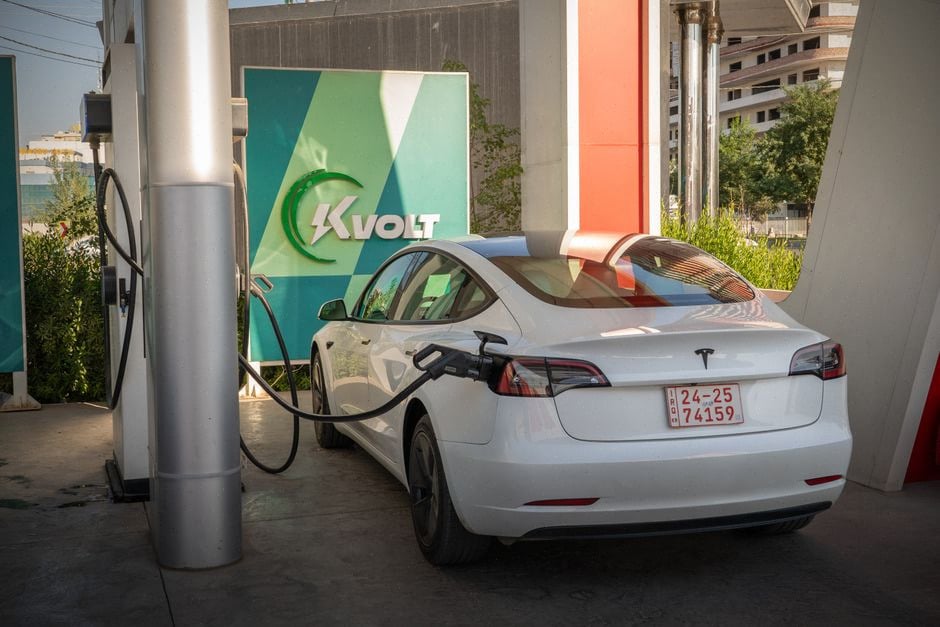 Bornes de recharge modernes pour véhicules électriques en Chine